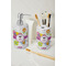 Butterflies Ceramic Bathroom Accessories - LIFESTYLE (toothbrush holder & soap dispenser)