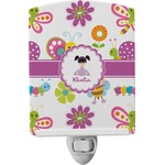 Butterflies Ceramic Night Light (Personalized)