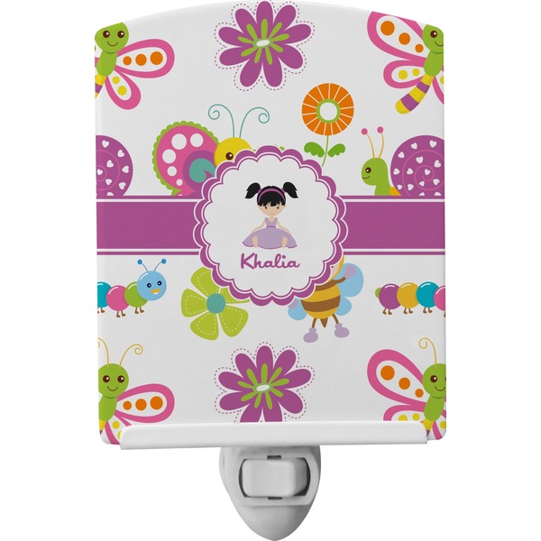 Custom Butterflies Ceramic Night Light (Personalized)