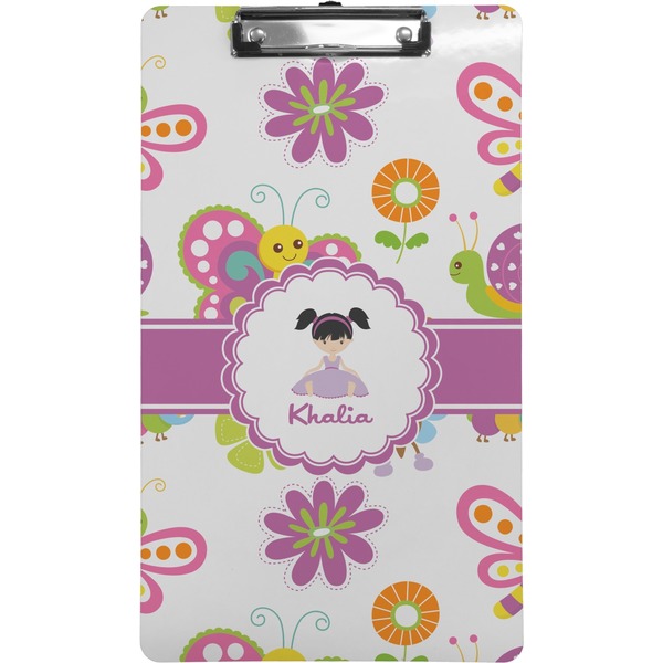 Custom Butterflies Clipboard (Legal Size) (Personalized)