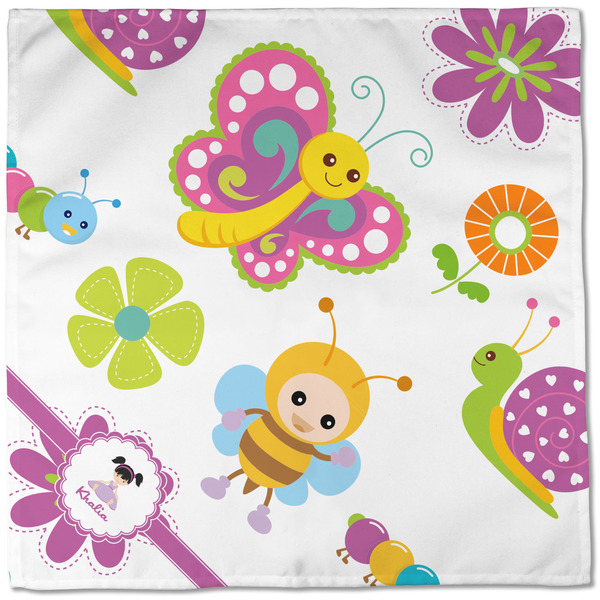 Butterflies Cloth Napkins - Personalized Dinner (Full Open)