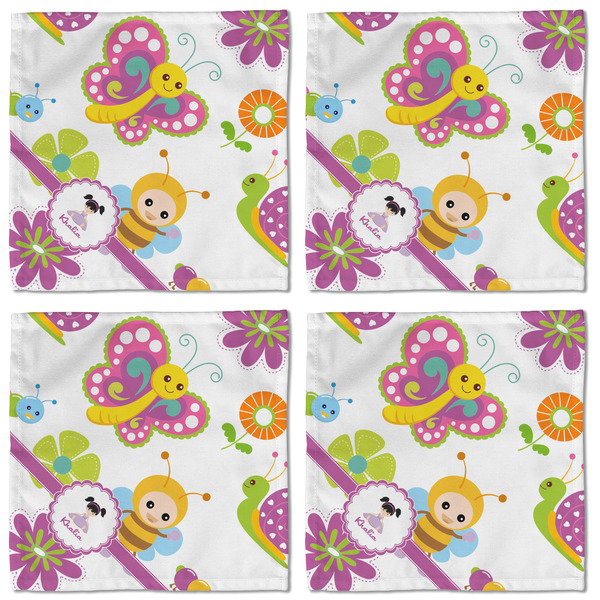 Butterflies Cloth Napkins - Personalized Lunch (APPROVAL) Set of 4