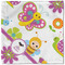 Butterflies Cloth Napkins - Personalized Lunch (Single Full Open)