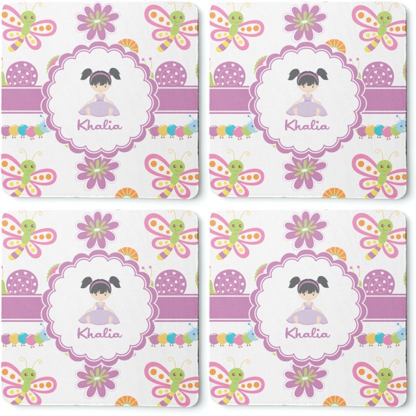 Butterflies Coaster Rubber Back - Apvl