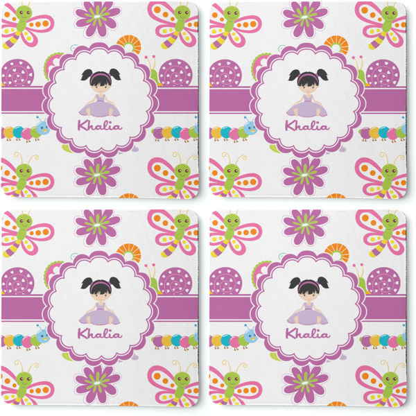 Butterflies Coaster Rubber Back - Apvl