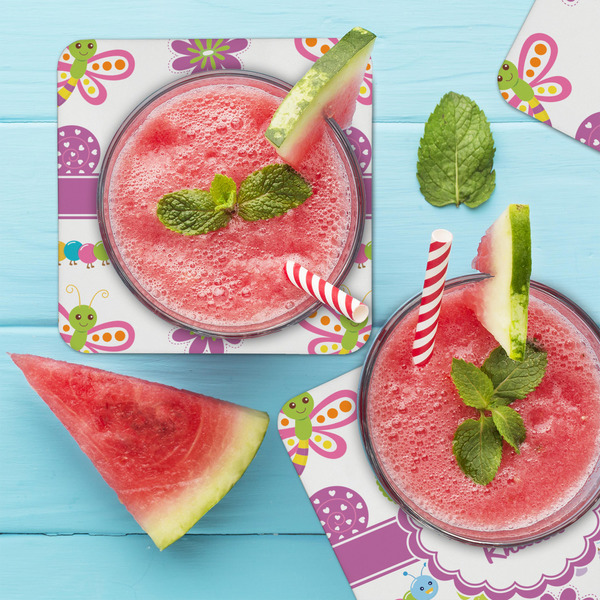 Butterflies Coaster Set - LIFESTYLE