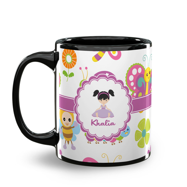 Butterflies Coffee Mug - 11 oz - Black
