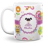 Butterflies 11 Oz Coffee Mug - White (Personalized)