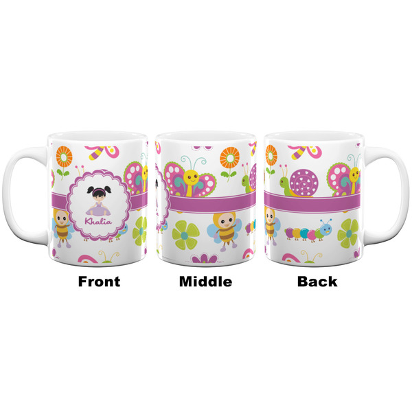 Butterflies Coffee Mug - 11 oz - White APPROVAL