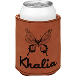 Butterflies Leatherette Can Sleeve - Single Sided (Personalized)