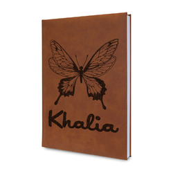 Butterflies Leatherette Journal - Single Sided (Personalized)