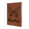 Butterflies Cognac Leatherette Journal - Main