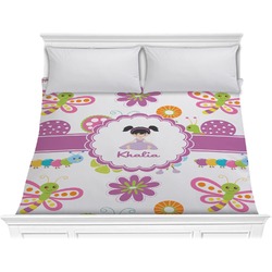 Butterflies Comforter - King (Personalized)
