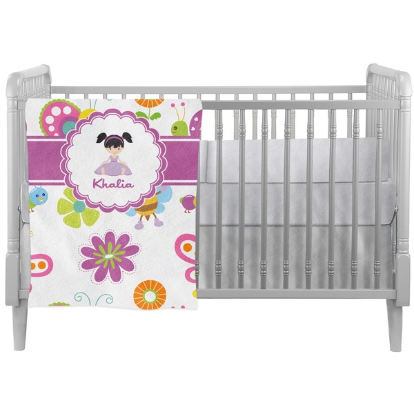 Custom Butterflies Crib Comforter / Quilt (Personalized)