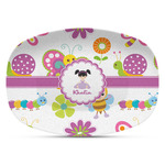 Butterflies Plastic Platter - Microwave & Oven Safe Composite Polymer (Personalized)