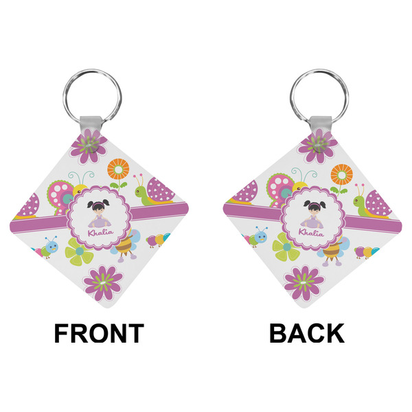 Butterflies Diamond Keychain (Front + Back)