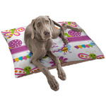 Butterflies Dog Bed - Large w/ Name or Text