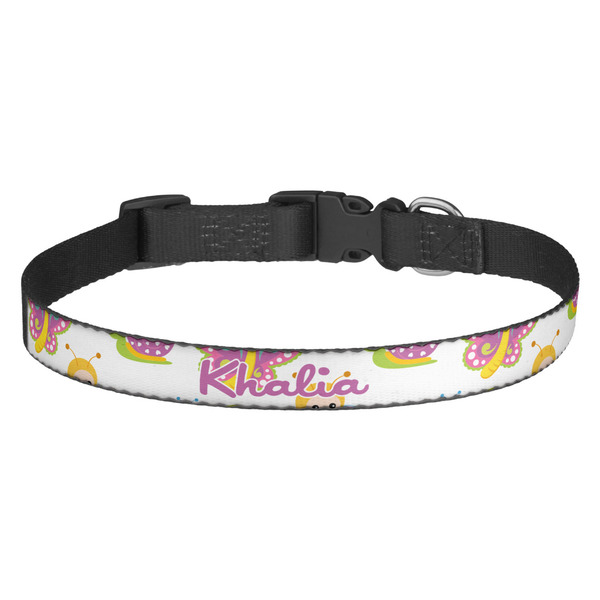 Custom Butterflies Dog Collar (Personalized)