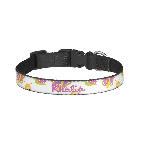 Custom Butterflies Dog Collar - Small (Personalized)