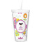 Butterflies Double Wall Tumbler with Straw (Personalized)