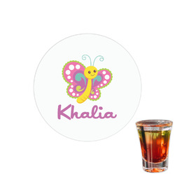 Butterflies Printed Drink Topper - 1.5" (Personalized)