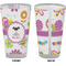 Butterflies Pint Glass - Full Color - Front & Back Views