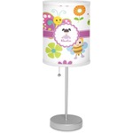 Butterflies Lamp with Drum Shade (Personalized)