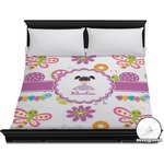 Butterflies Duvet Cover - King (Personalized)