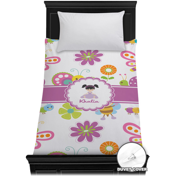 Custom Butterflies Duvet Cover - Twin XL (Personalized)