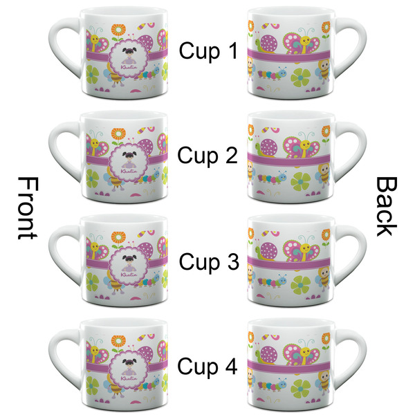 Butterflies Espresso Cup - 6oz (Double Shot Set of 4) APPROVAL