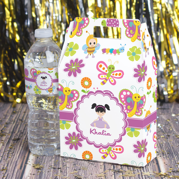 Butterflies Gable Favor Box - In Context