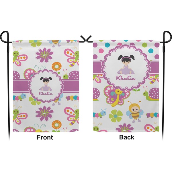 Butterflies Garden Flag - Double Sided Front and Back