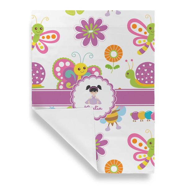 Butterflies Garden Flags - Large - Single Sided - FRONT FOLDED