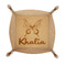 Butterflies Genuine Leather Dice Tray (Personalized)