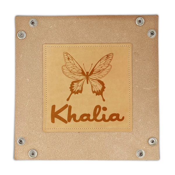 Butterflies Genuine Leather Valet Trays - FRONT