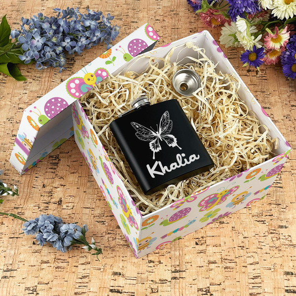 Butterflies Gift Boxes with Lid - Canvas Wrapped - X-Large - In Context