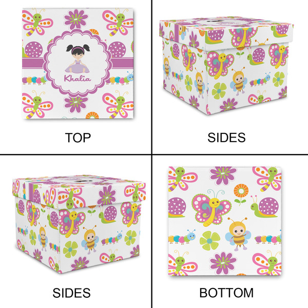 Butterflies Gift Boxes with Lid - Canvas Wrapped - XX-Large - Approval