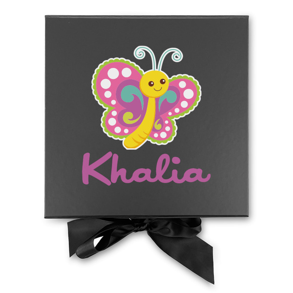 Butterflies Gift Boxes with Magnetic Lid - Black - Approval