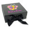 Butterflies Gift Boxes with Magnetic Lid - Black - Front (angle)