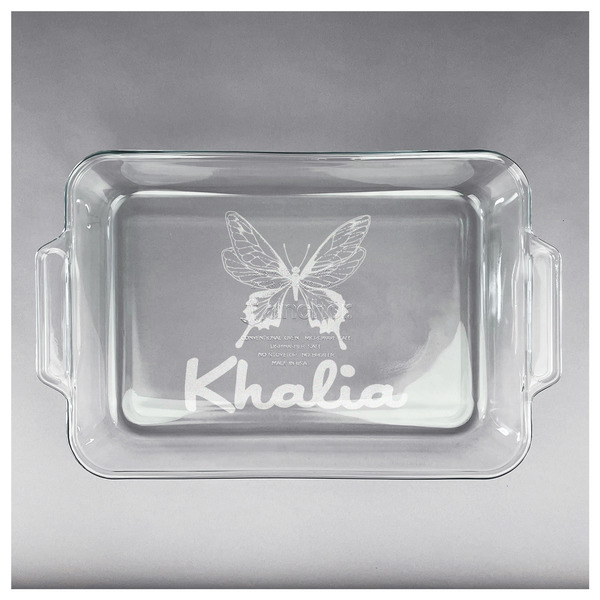 Butterflies Glass Baking Dish - APPROVAL (13x9)