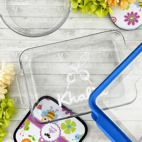 Butterflies Glass Baking Dish - LIFESTYLE (13x9)