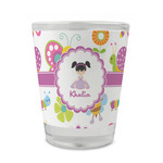 Butterflies Glass Shot Glass - 1.5 oz - Set of 4 (Personalized)