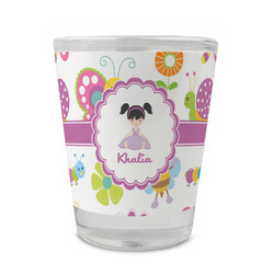 Butterflies Glass Shot Glass - 1.5 oz - Set of 4 (Personalized)
