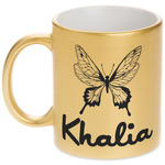 Butterflies Metallic Mug (Personalized)