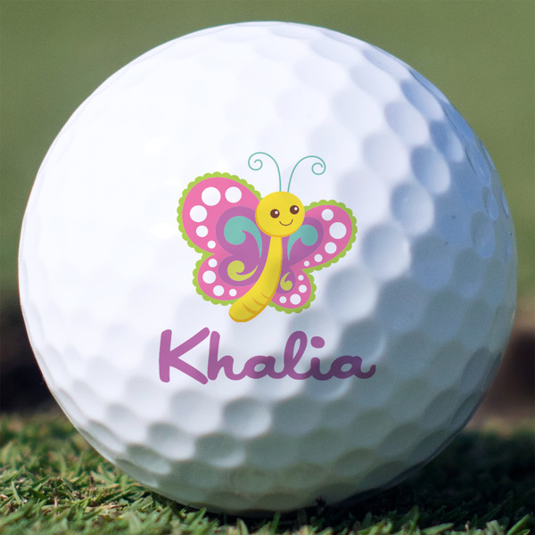 Custom Butterflies Golf Balls - Titleist Pro V1 - Set of 3 (Personalized)