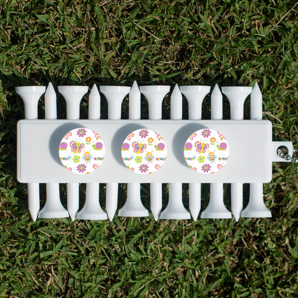 Butterflies Golf Tees & Ball Markers Set - Back
