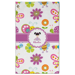 Butterflies Golf Towel - Poly-Cotton Blend w/ Name or Text