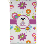 Butterflies Golf Towel - Poly-Cotton Blend - Small w/ Name or Text