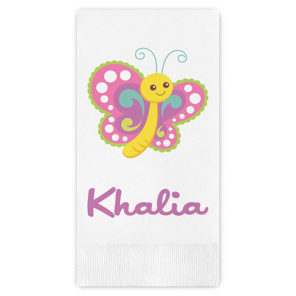 Custom Butterflies Guest Paper Towels - Full Color (Personalized)