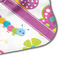 Butterflies Hooded Baby Towel- Detail Corner
